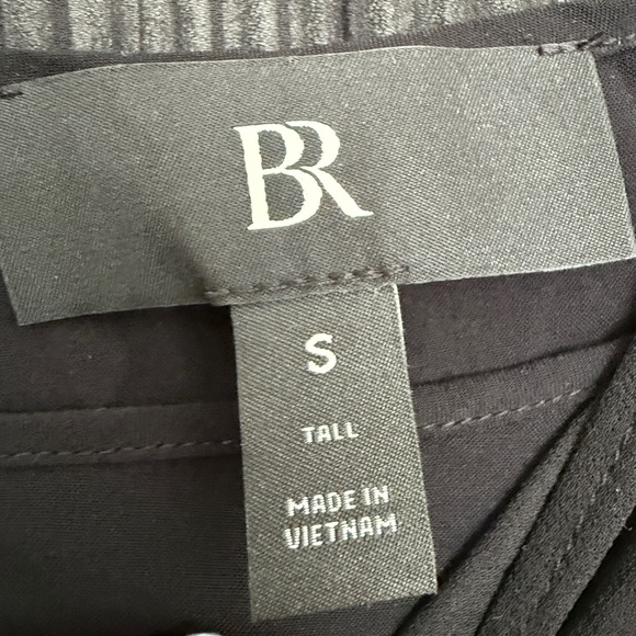 Banana Republic Delana pleated mini dress, black, size Small Tall - Picture 4 of 5